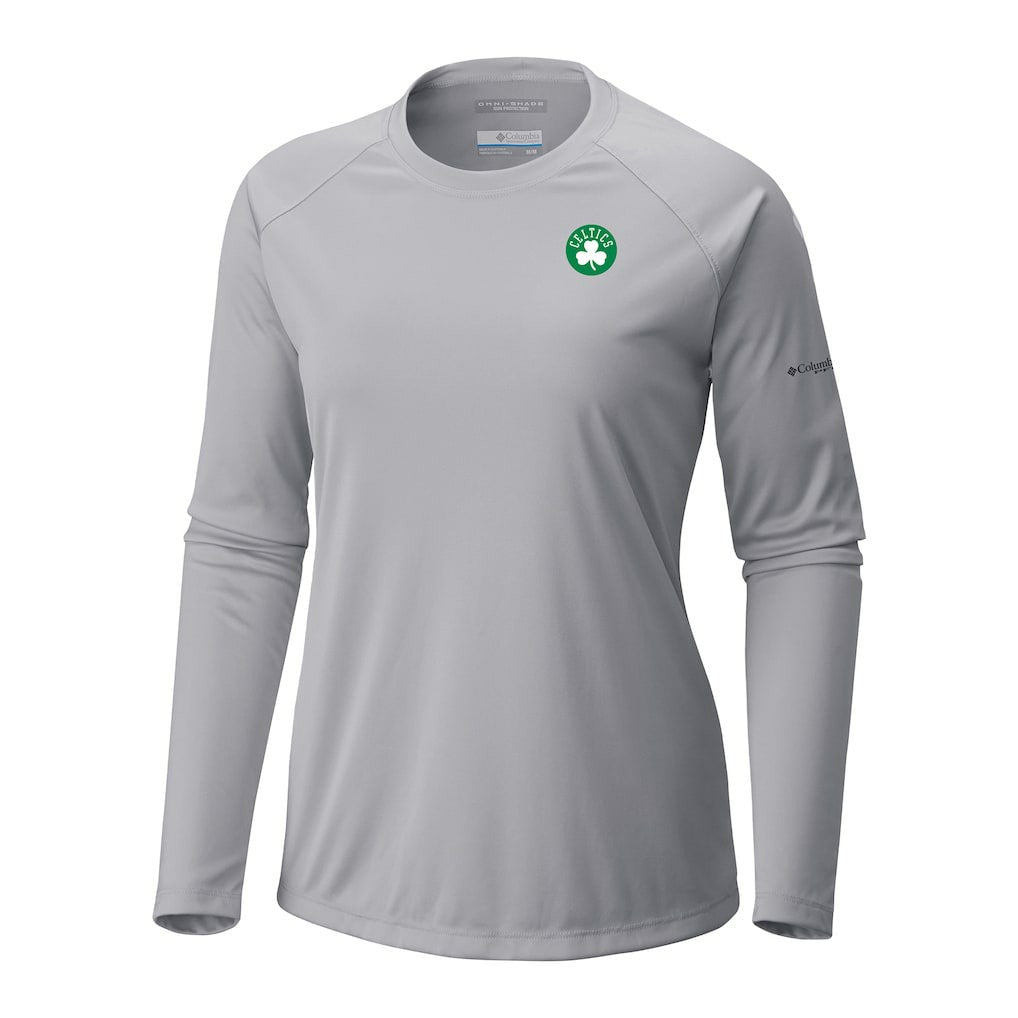 Columbia - Boston Celtics Women's Tidal Tee II Long Sleeve T-Shirt - Gray
