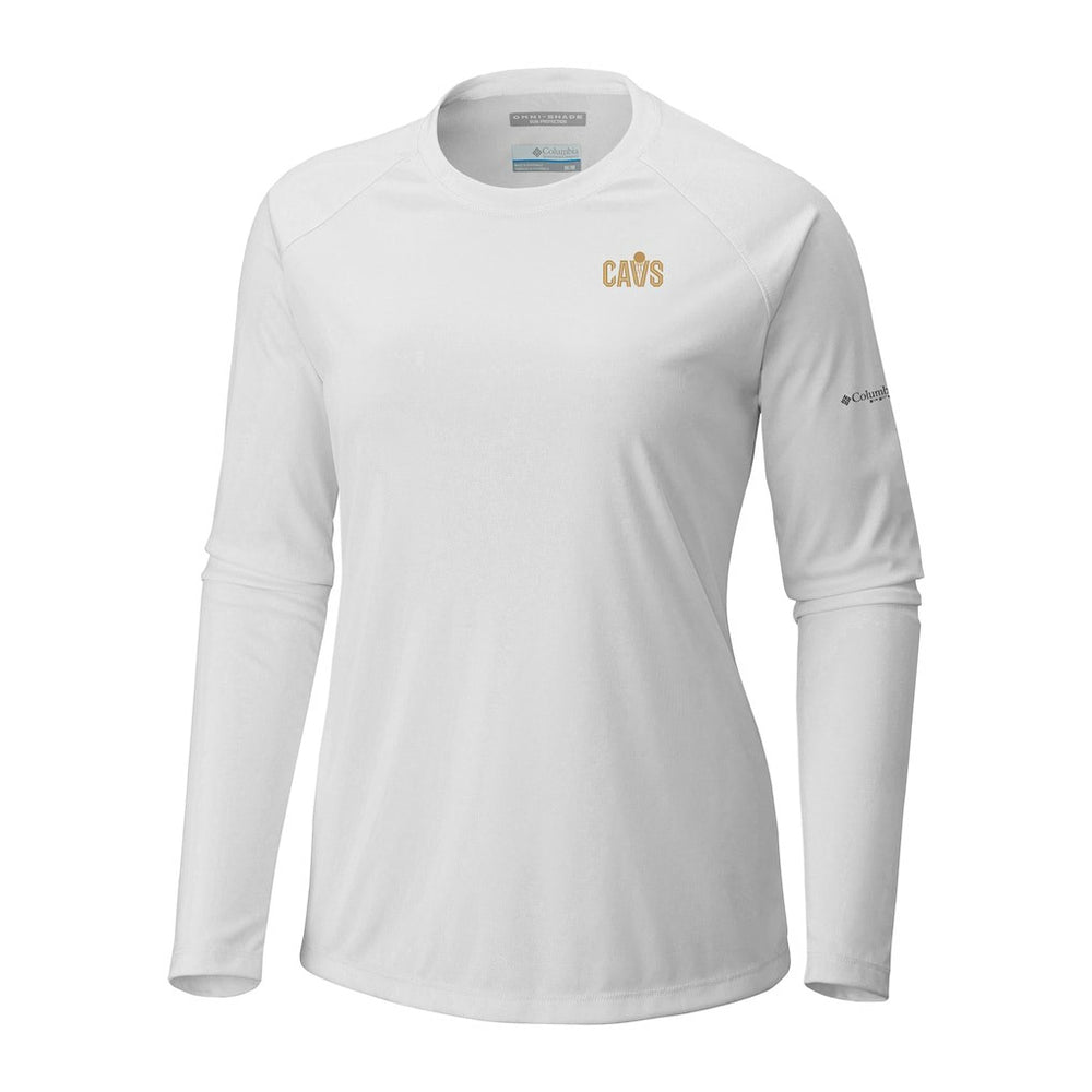 Columbia - Cleveland Cavaliers Women's Tidal Tee II Long Sleeve T-Shirt - White