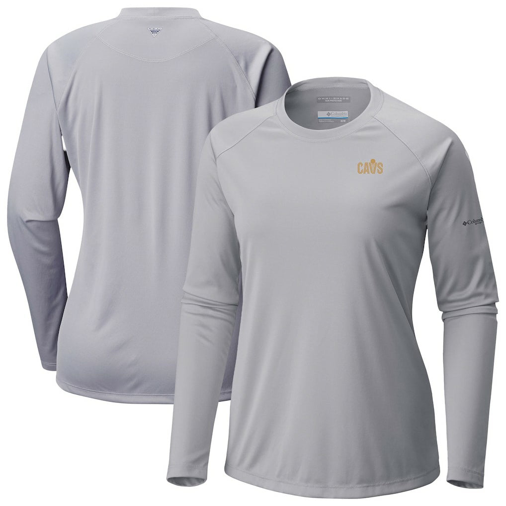 Columbia - Cleveland Cavaliers Women's Tidal Tee II Long Sleeve T-Shirt - Gray