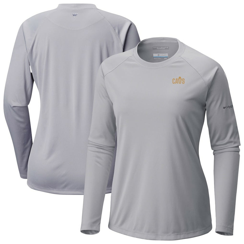 Columbia - Cleveland Cavaliers Women's Tidal Tee II Long Sleeve T-Shirt - Gray