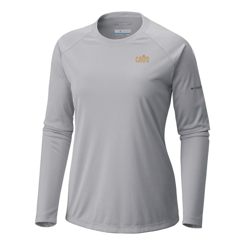 Columbia - Cleveland Cavaliers Women's Tidal Tee II Long Sleeve T-Shirt - Gray