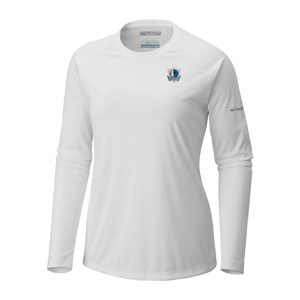 Columbia - Dallas Mavericks Women's Tidal Tee II Long Sleeve T-Shirt - White