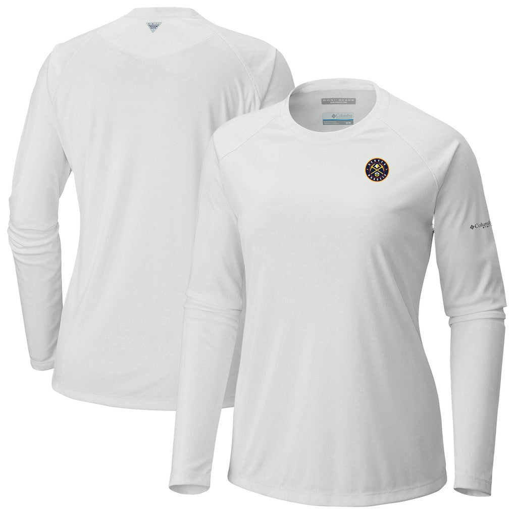 Columbia - Denver Nuggets Women's Tidal Tee II Long Sleeve T-Shirt - White