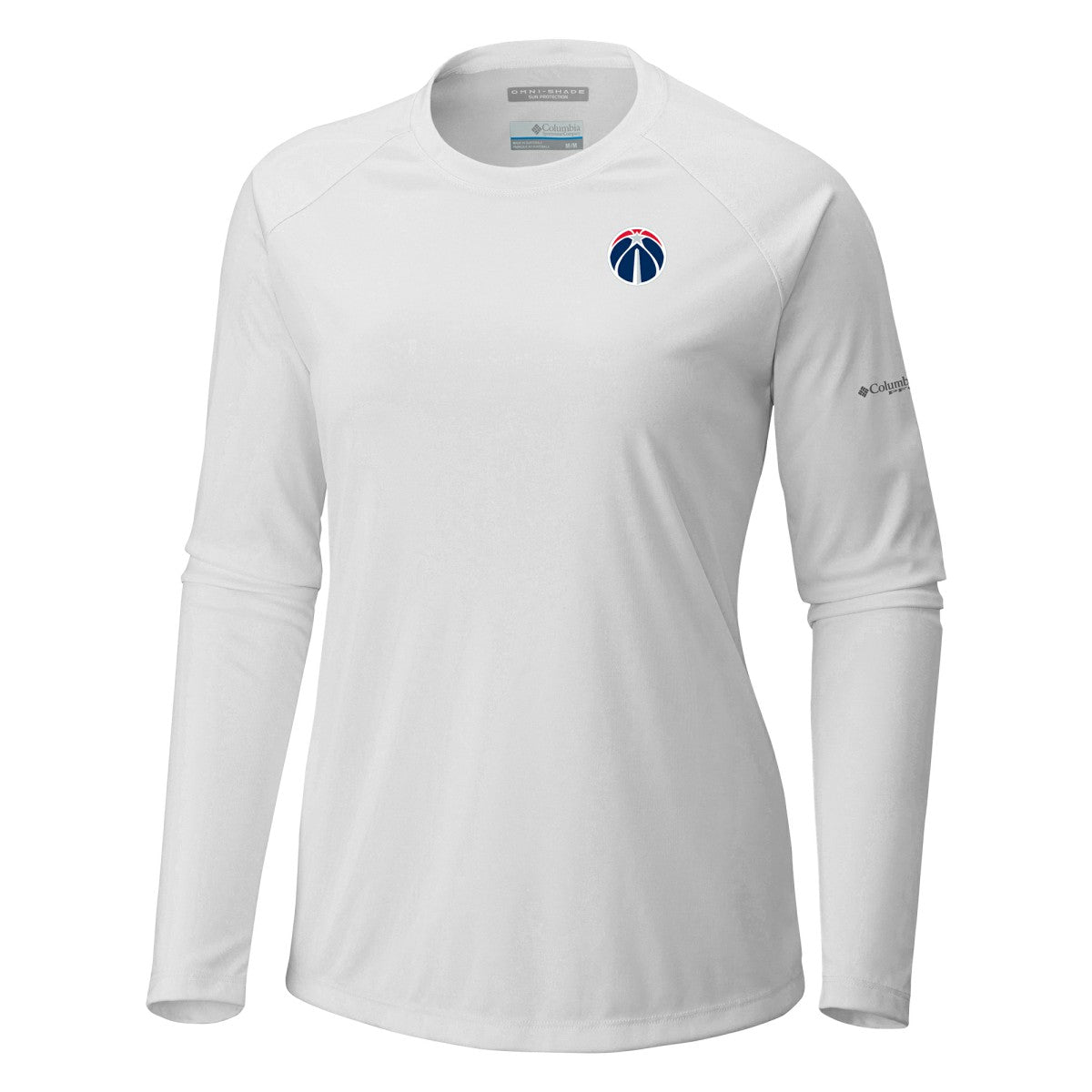 Columbia - Washington Wizards Women's Tidal Tee II Long Sleeve T-Shirt - White