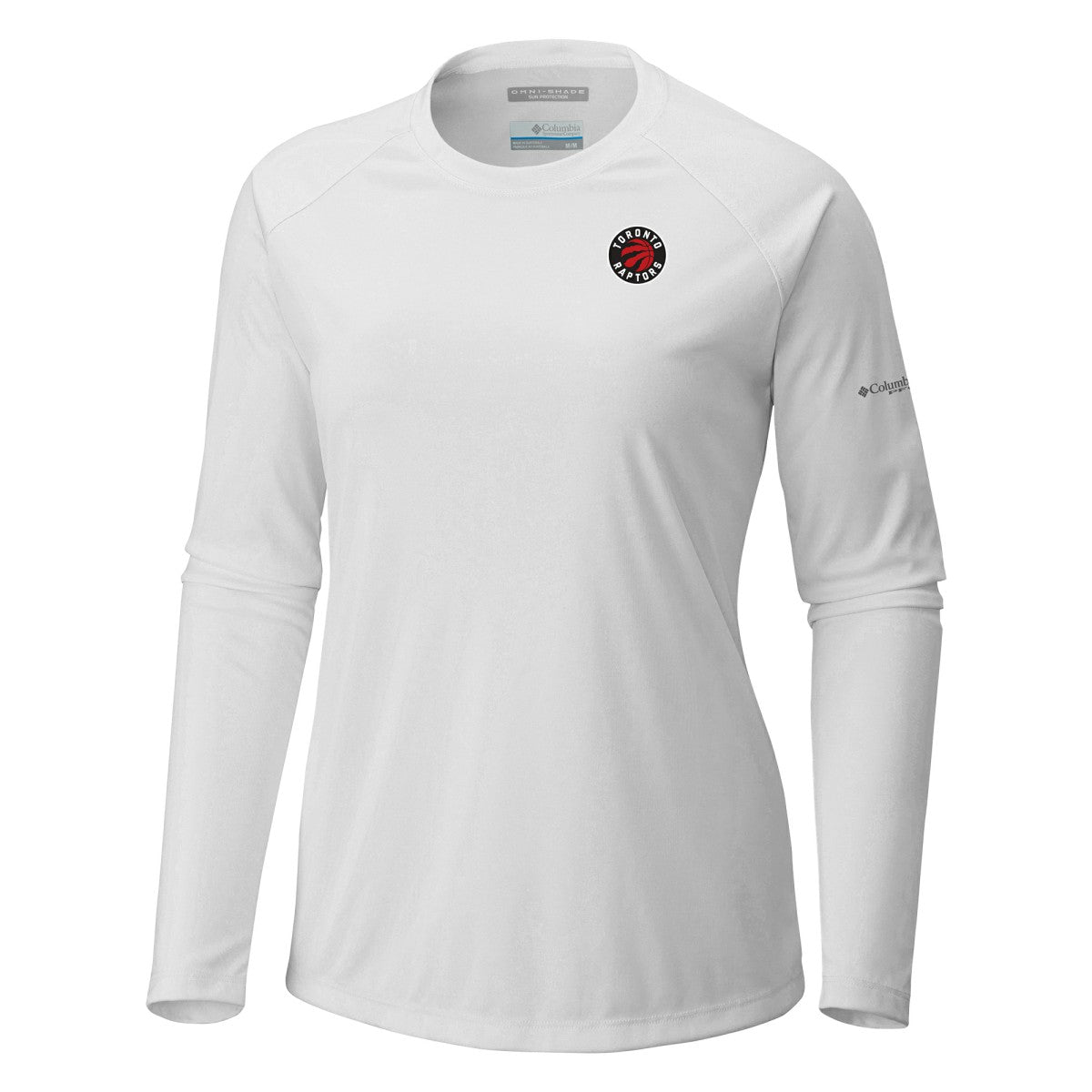 Columbia - Toronto Raptors Women's Tidal Tee II Long Sleeve T-Shirt - White