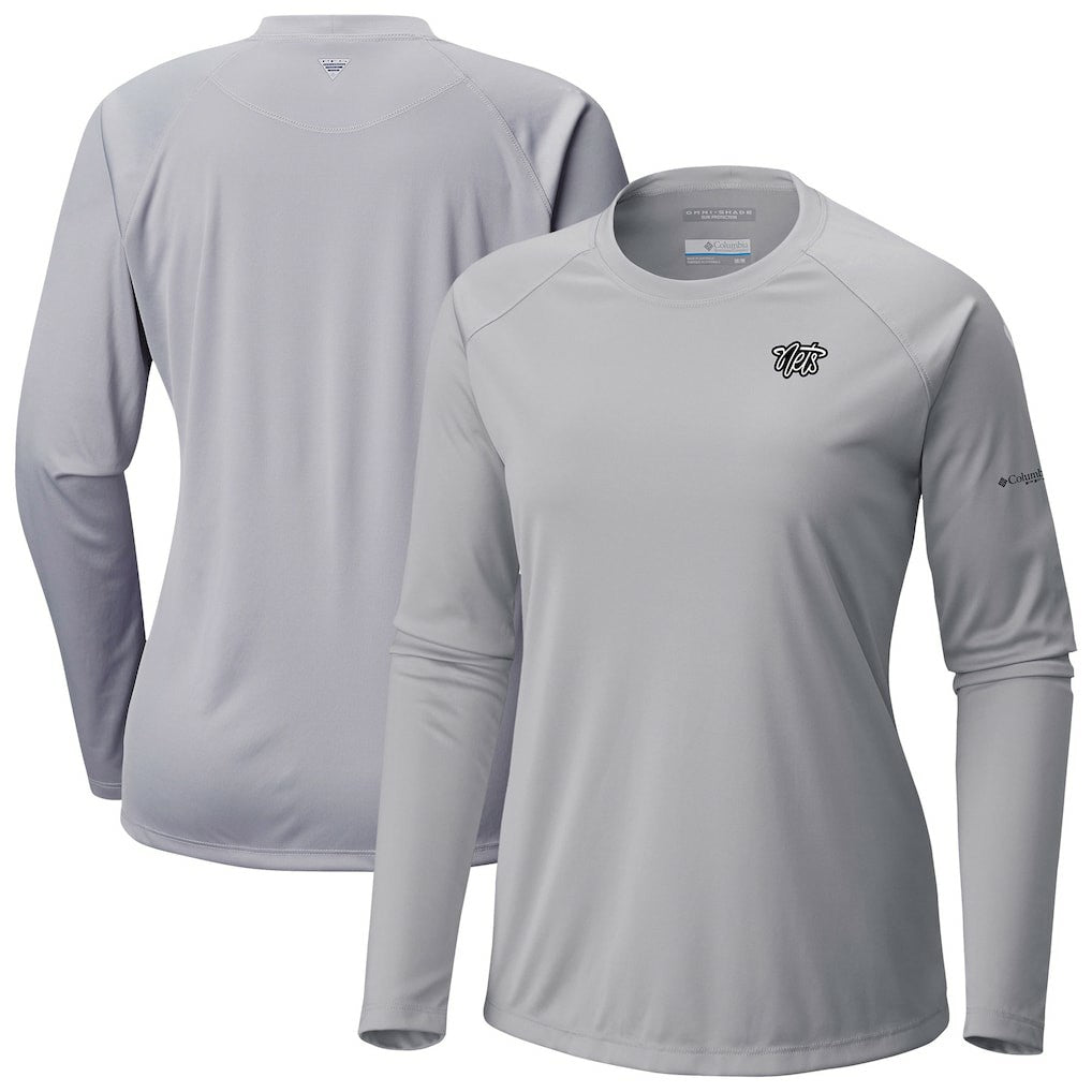 Columbia - Brooklyn Nets Women's Tidal Tee II Long Sleeve T-Shirt - Gray