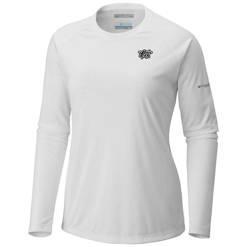 Columbia - Brooklyn Nets Women's Tidal Tee II Long Sleeve T-Shirt - White