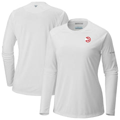 Columbia - Atlanta Hawks Women's Tidal Tee II Long Sleeve T-Shirt - White