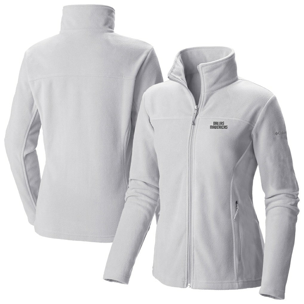 Columbia - Dallas Mavericks Women's Give & Go II Fleece Full-Zip Jacket - White