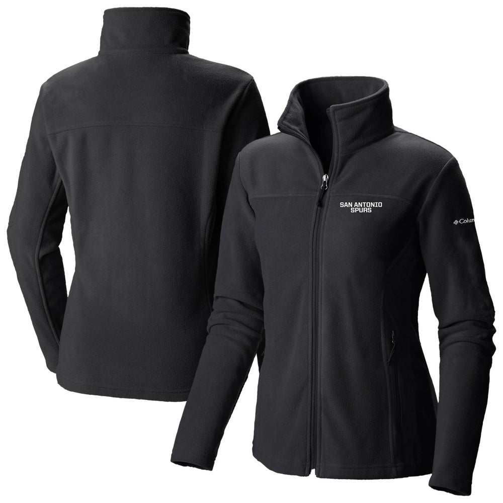 Columbia - San Antonio Spurs Women's Give & Go II Fleece Full-Zip Jacket - Black