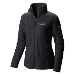 Columbia - San Antonio Spurs Women's Give & Go II Fleece Full-Zip Jacket - Black