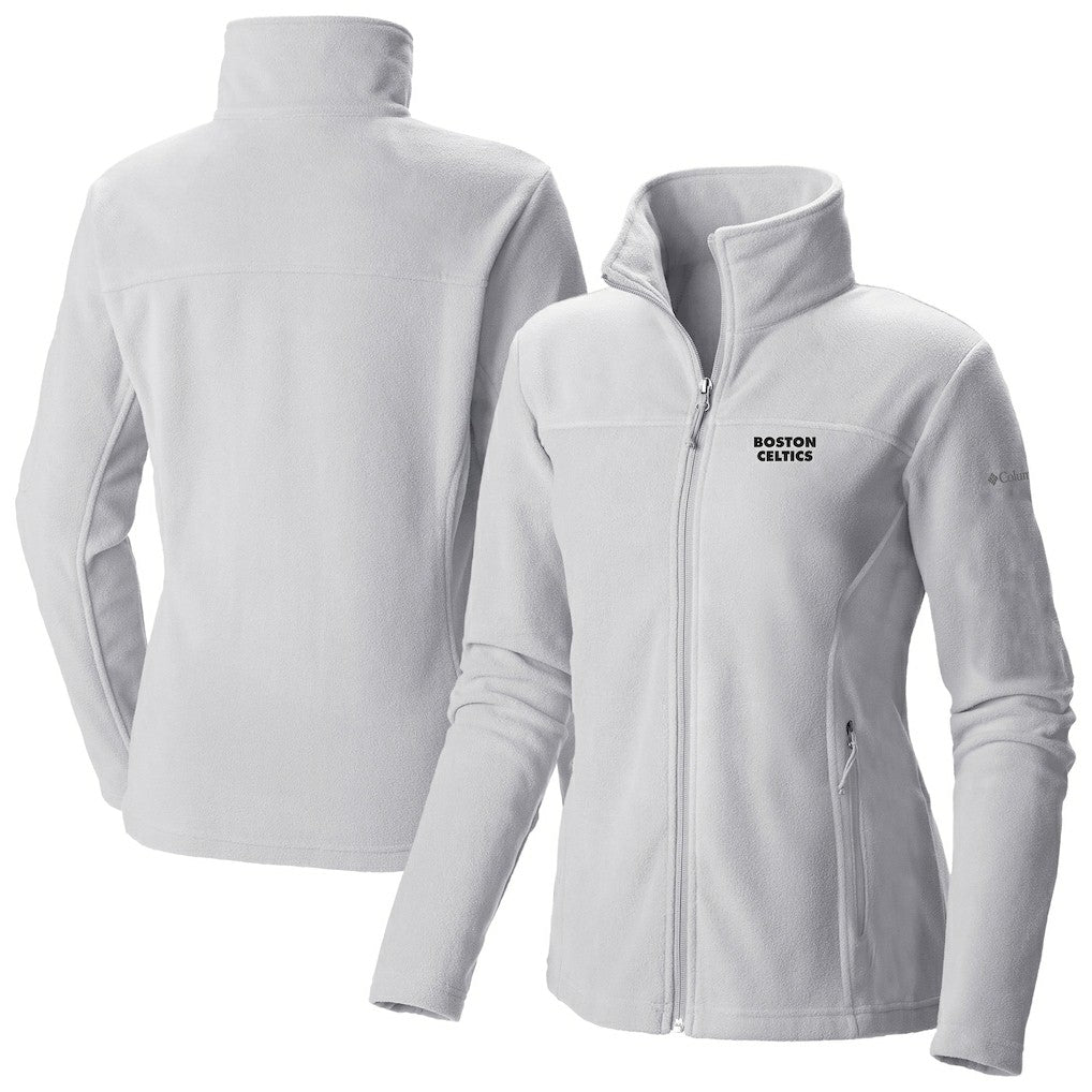 Columbia - Boston Celtics Women's Give & Go II Fleece Full-Zip Jacket - White