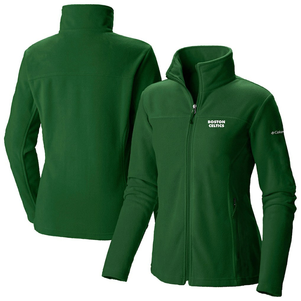 Columbia - Boston Celtics Women's Give & Go II Fleece Full-Zip Jacket - Kelly Green