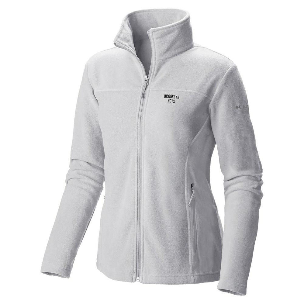 Columbia - Brooklyn Nets Women's Give & Go II Fleece Full-Zip Jacket - White