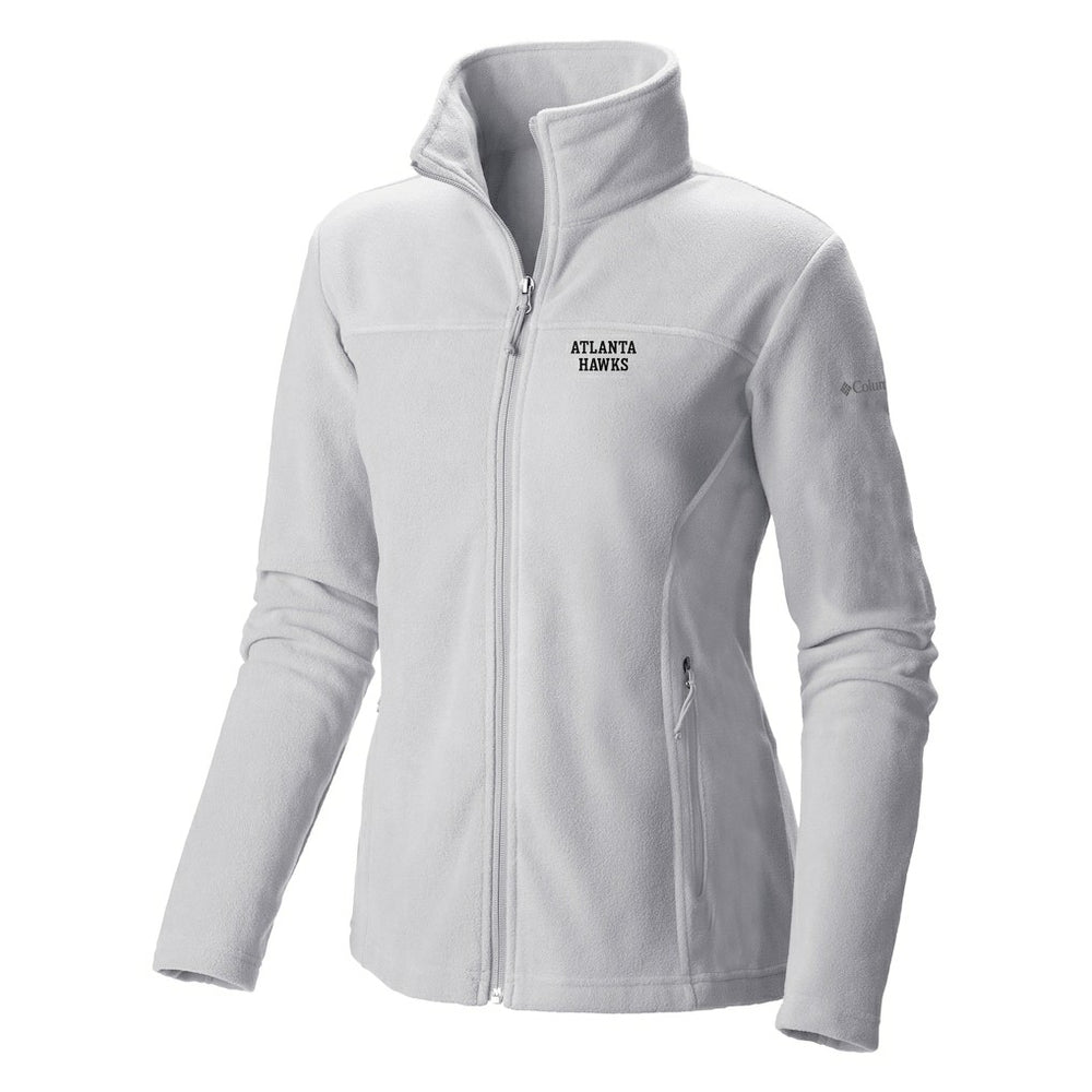 Columbia - Atlanta Hawks Women's Give & Go II Fleece Full-Zip Jacket - White