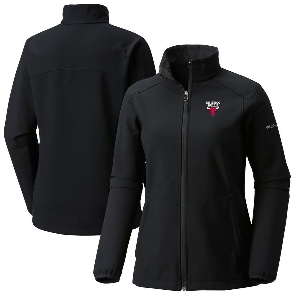 Columbia - Chicago Bulls Women's Kruser Ridge III Softshell Jacket - Black