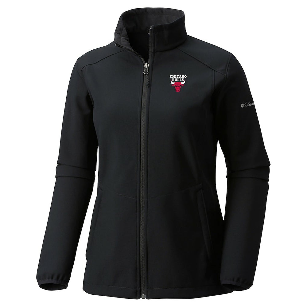 Columbia - Chicago Bulls Women's Kruser Ridge III Softshell Jacket - Black