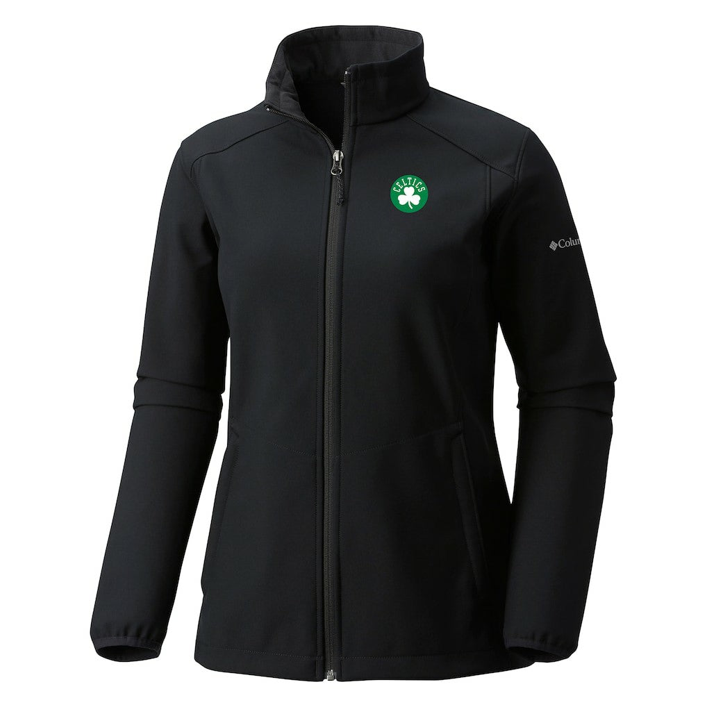 Columbia - Boston Celtics Women's Kruser Ridge III Softshell Jacket - Black