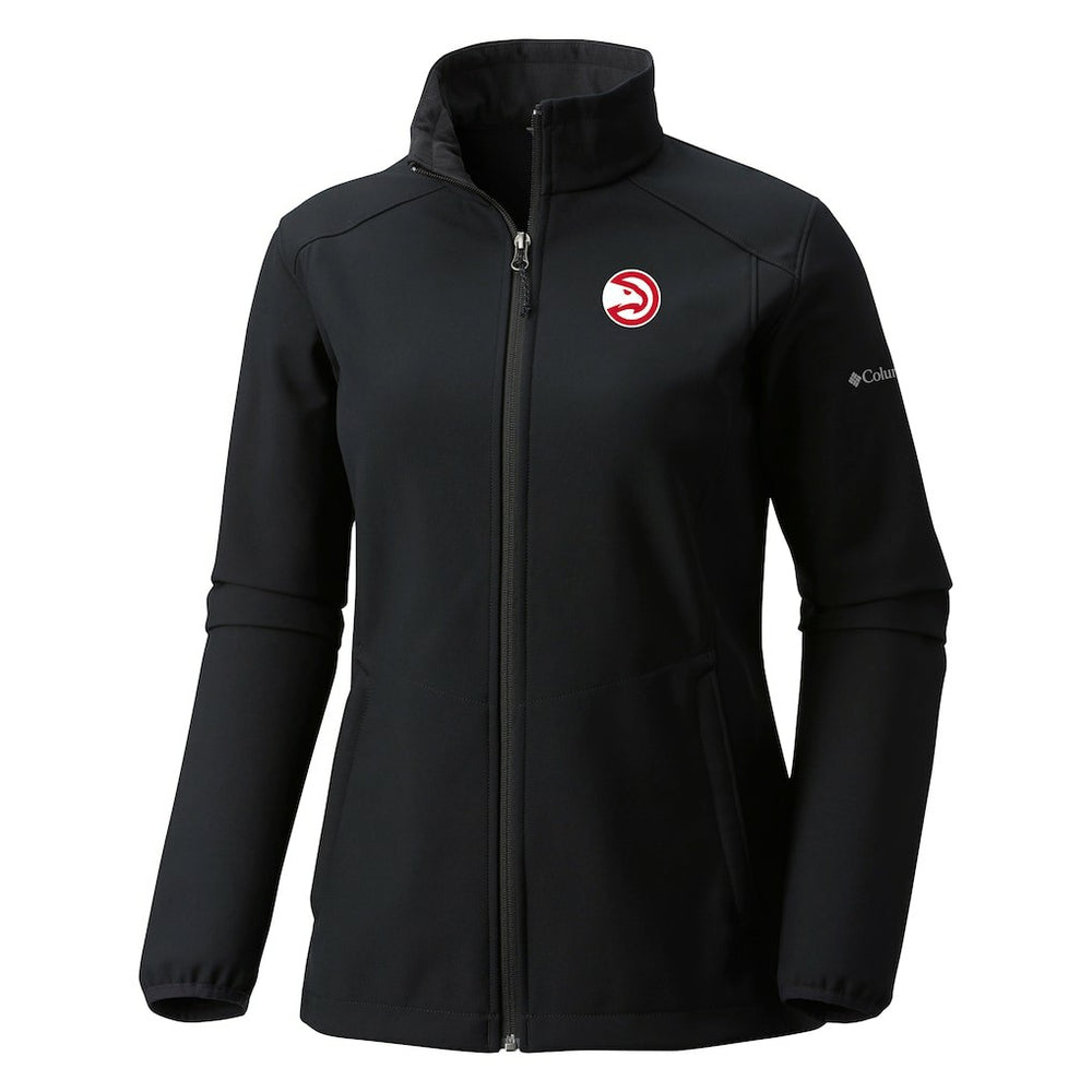 Columbia - Atlanta Hawks Women's Kruser Ridge III Softshell Jacket - Black