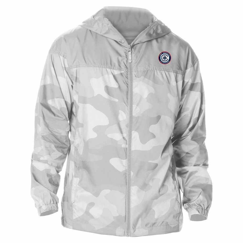 Columbia - LA Clippers Flash Challenger Windbreaker Jacket - Gray