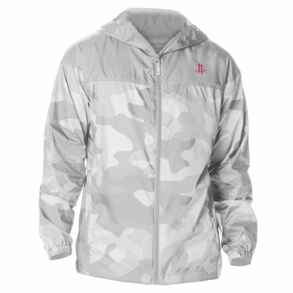 Columbia - Houston Rockets Flash Challenger Windbreaker Jacket - Gray