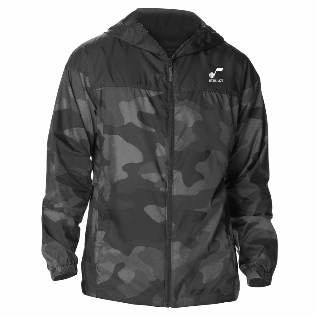 Columbia - Utah Jazz Flash Challenger Windbreaker Jacket - Black