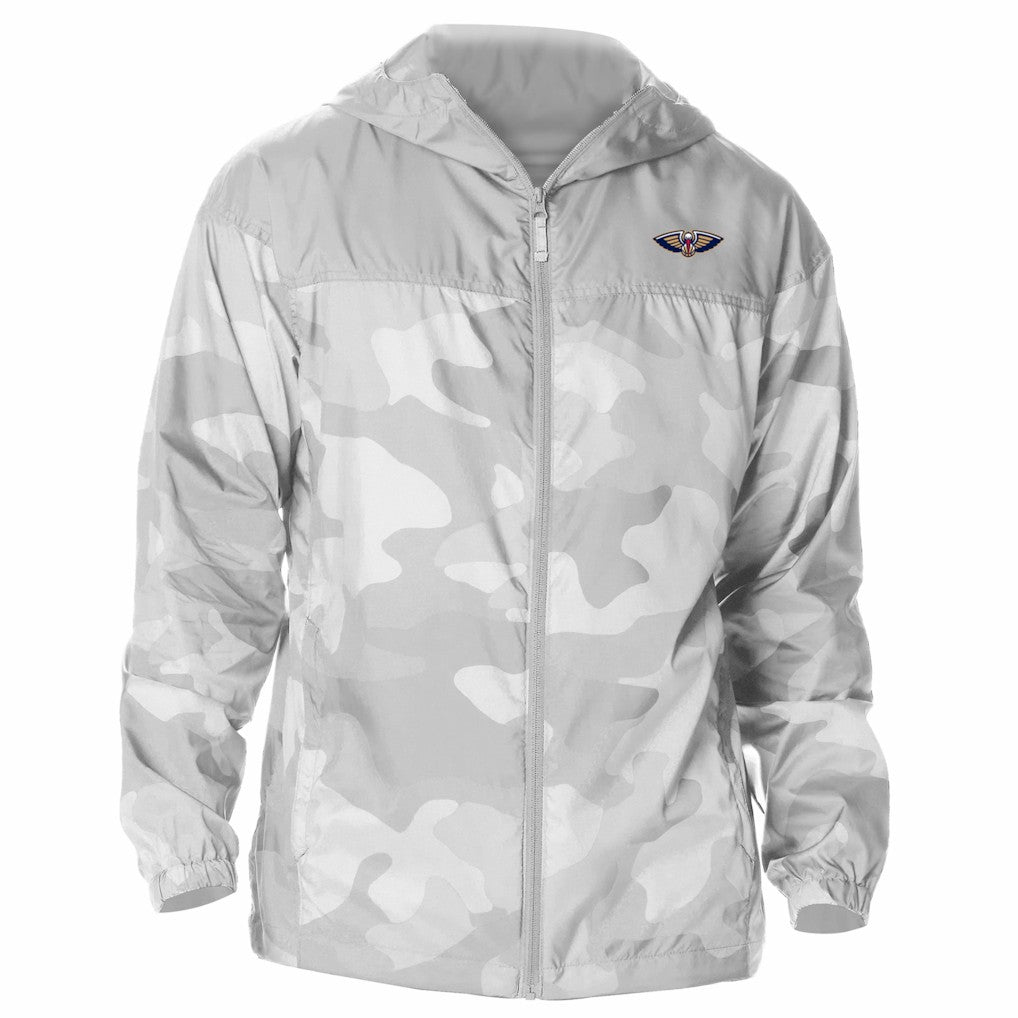 Columbia - New Orleans Pelicans Flash Challenger Windbreaker Jacket - Gray