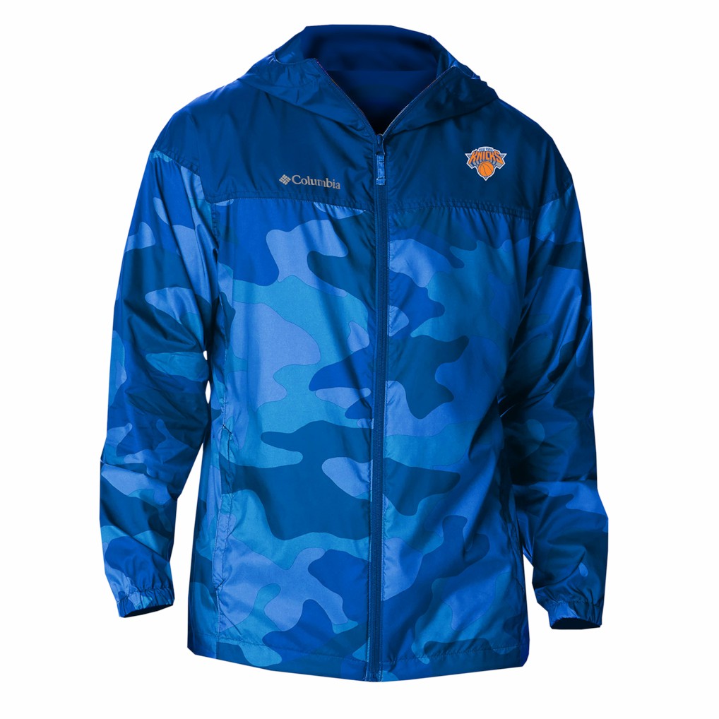 Columbia - New York Knicks Flash Challenger Windbreaker Jacket - Blue