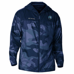 Columbia - Minnesota Timberwolves Flash Challenger Windbreaker Jacket - Navy