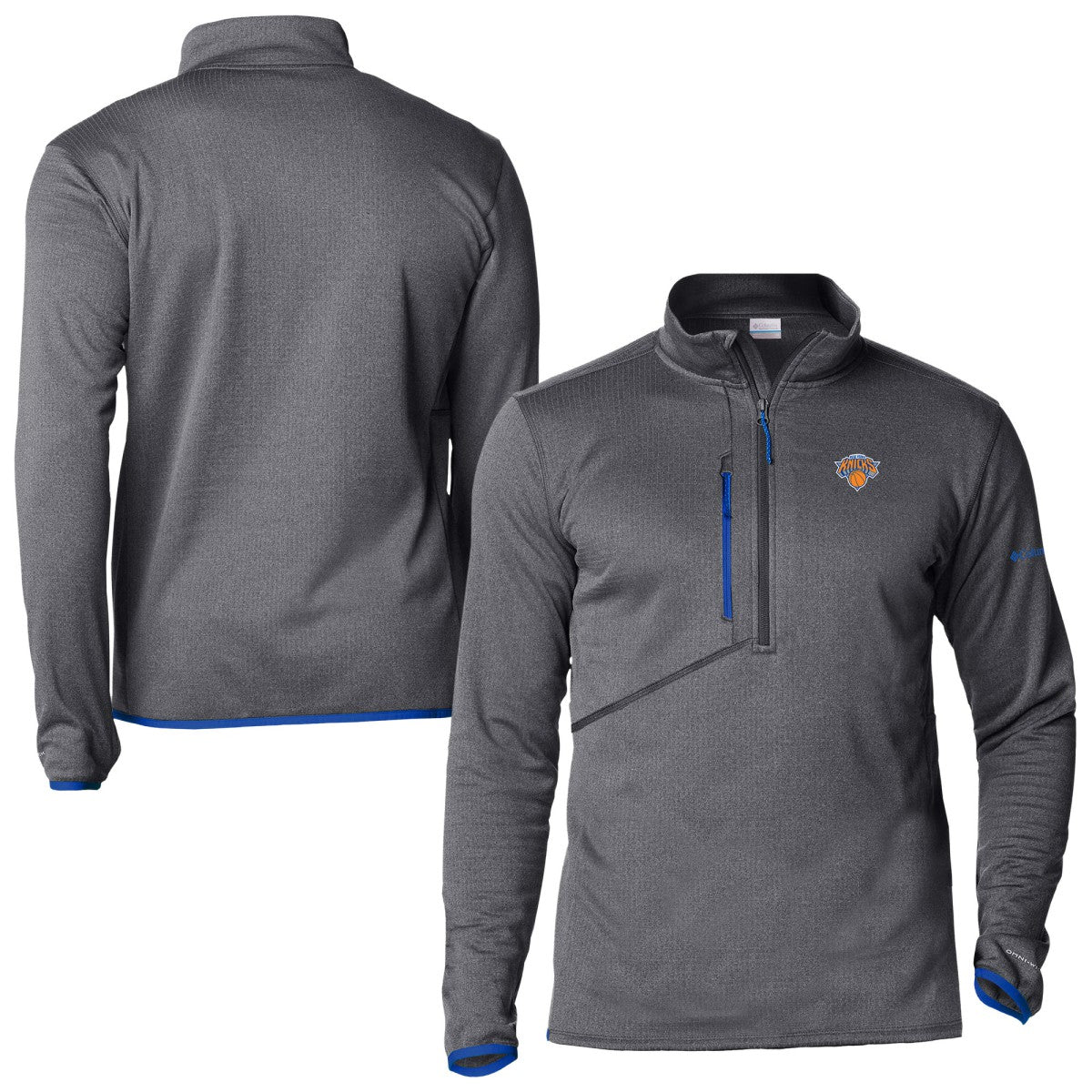 Columbia - New York Knicks Park View Fleece Half-Zip Top - Blue