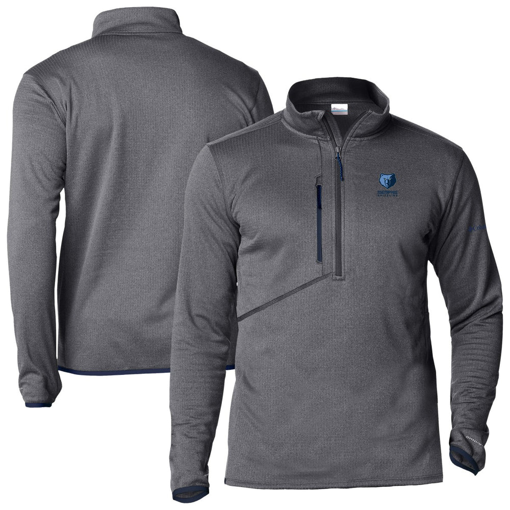 Columbia - Memphis Grizzlies Park View Fleece Half-Zip Top - Gray