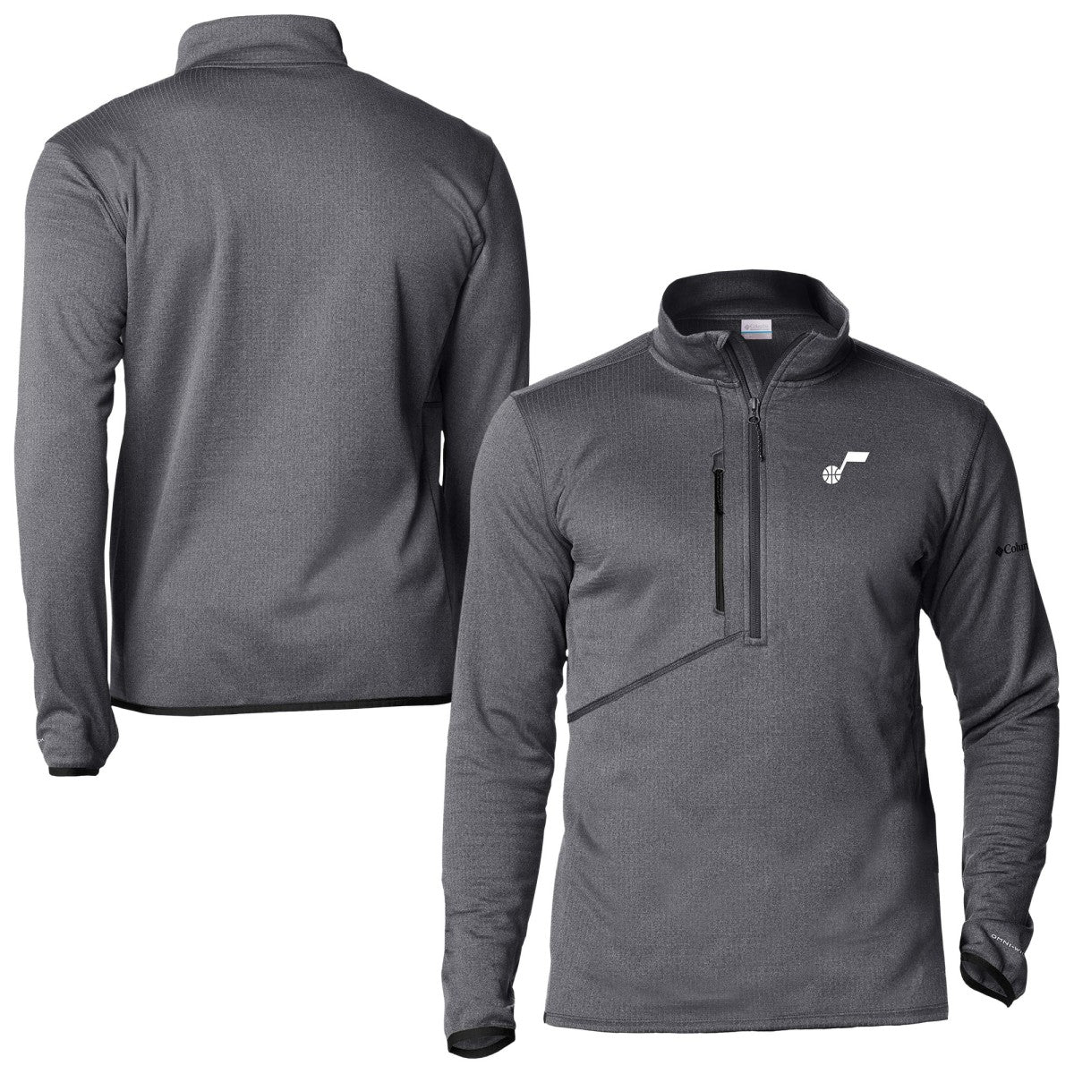 Columbia - Utah Jazz Park View Fleece Half-Zip Top - Black