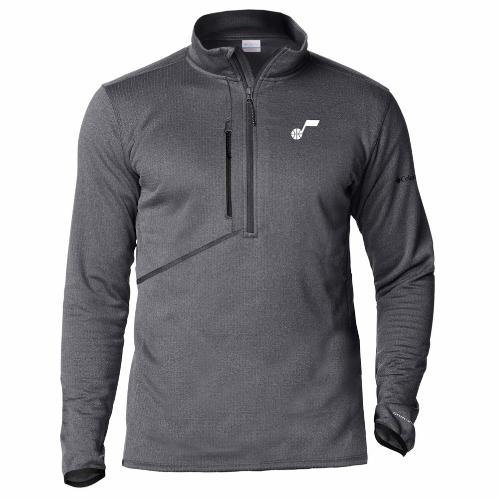 Columbia - Utah Jazz Park View Fleece Half-Zip Top - Black