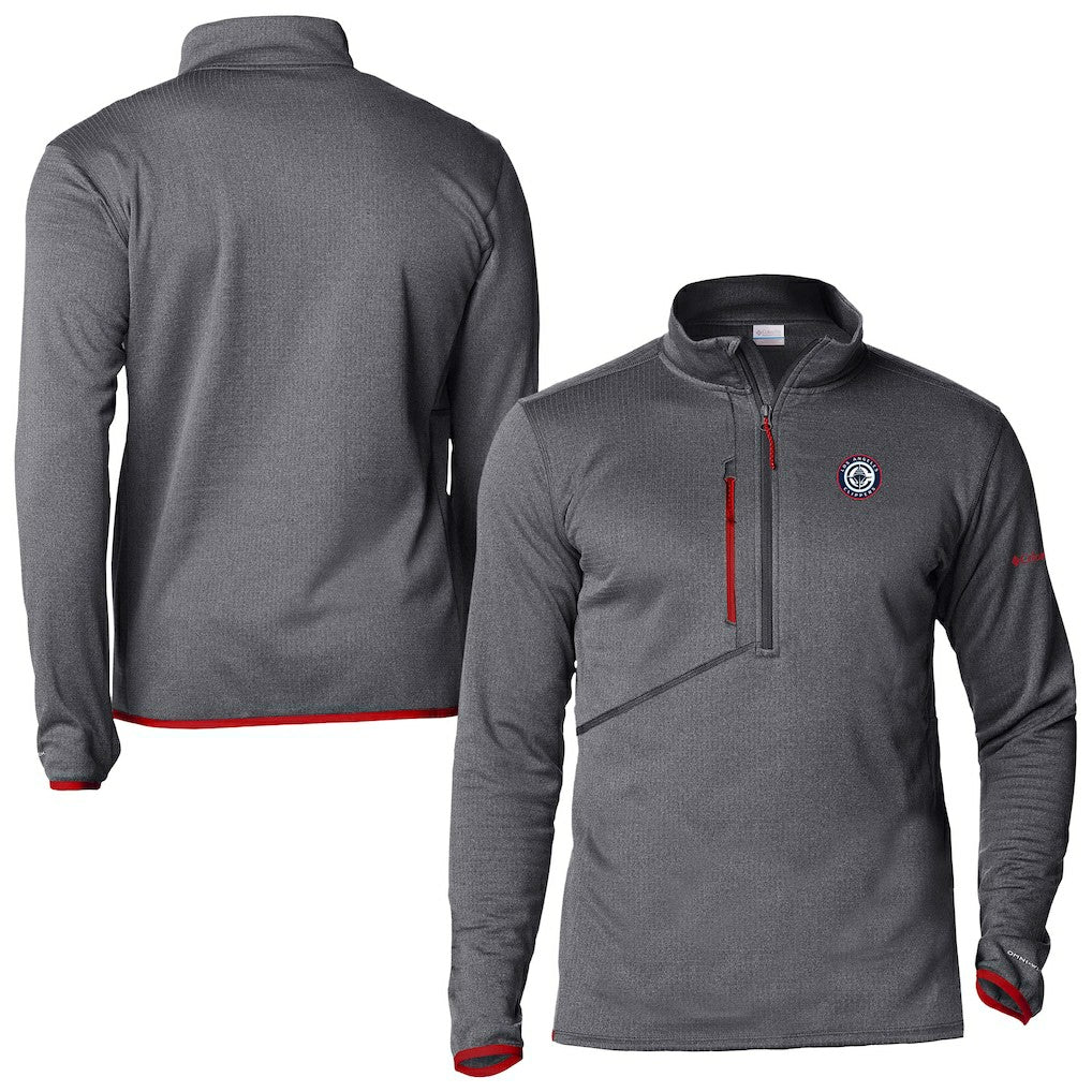 Columbia - LA Clippers Park View Fleece Half-Zip Top - Red