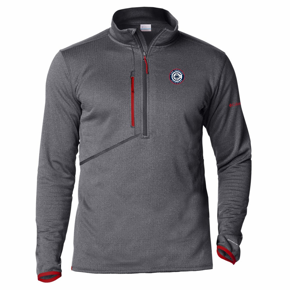 Columbia - LA Clippers Park View Fleece Half-Zip Top - Red