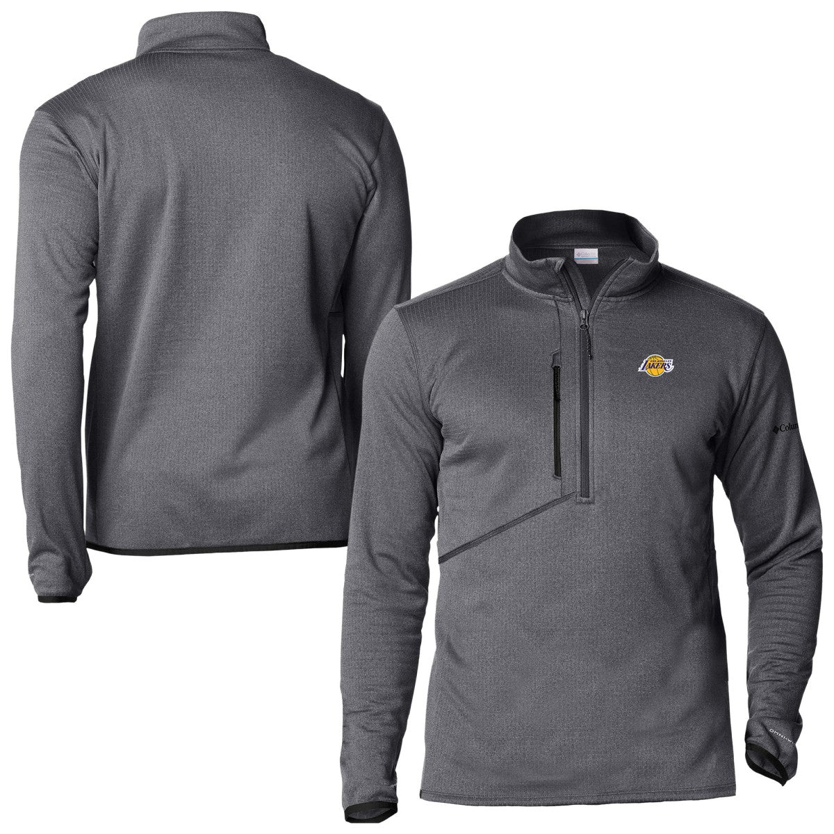 Columbia - Los Angeles Lakers Park View Fleece Half-Zip Top - Black