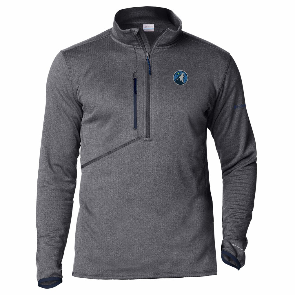 Columbia - Minnesota Timberwolves Park View Fleece Half-Zip Top - Navy