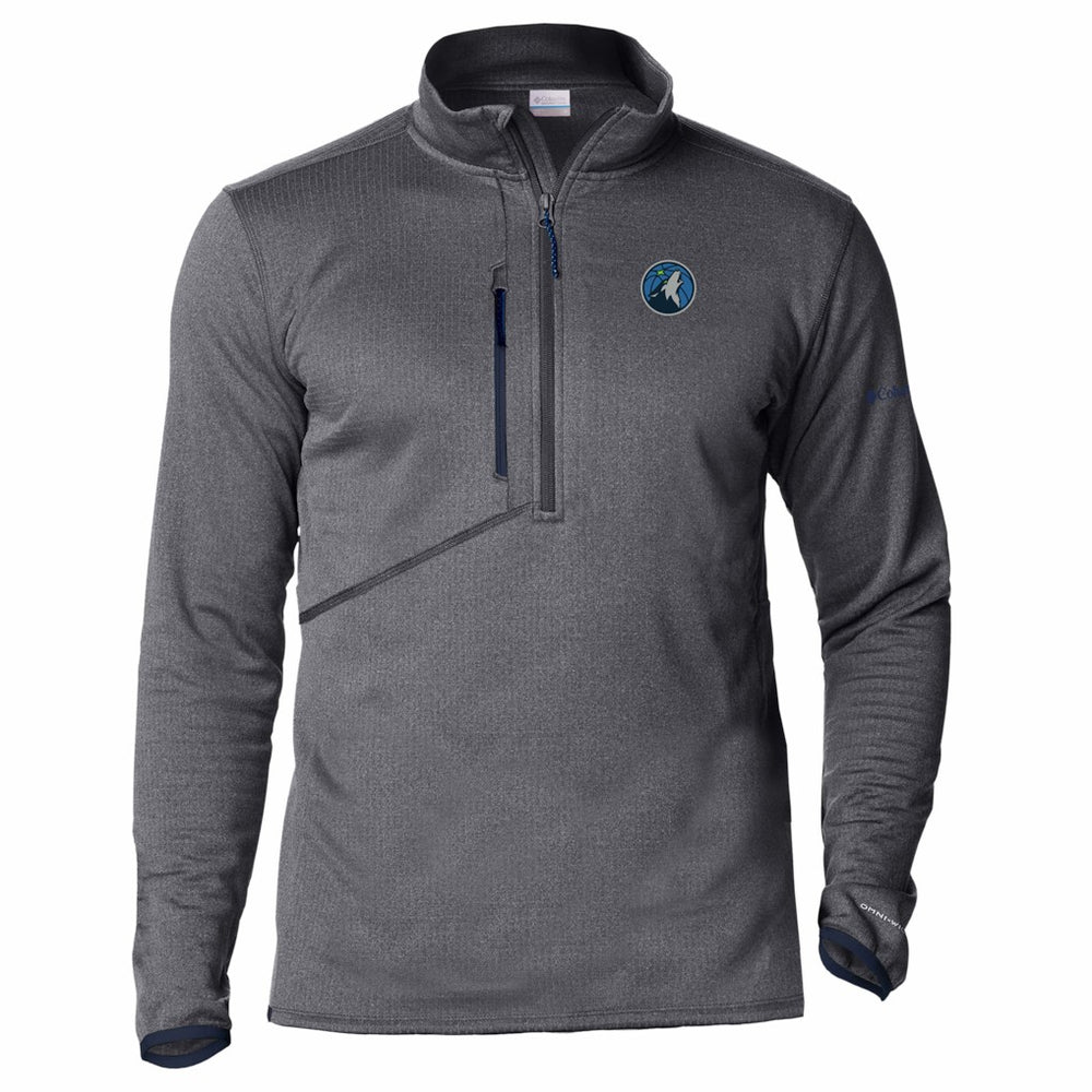 Columbia - Minnesota Timberwolves Park View Fleece Half-Zip Top - Navy