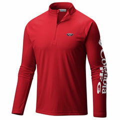Columbia - New Orleans Pelicans PFG Terminal Tackle Quarter-Zip Top - Red