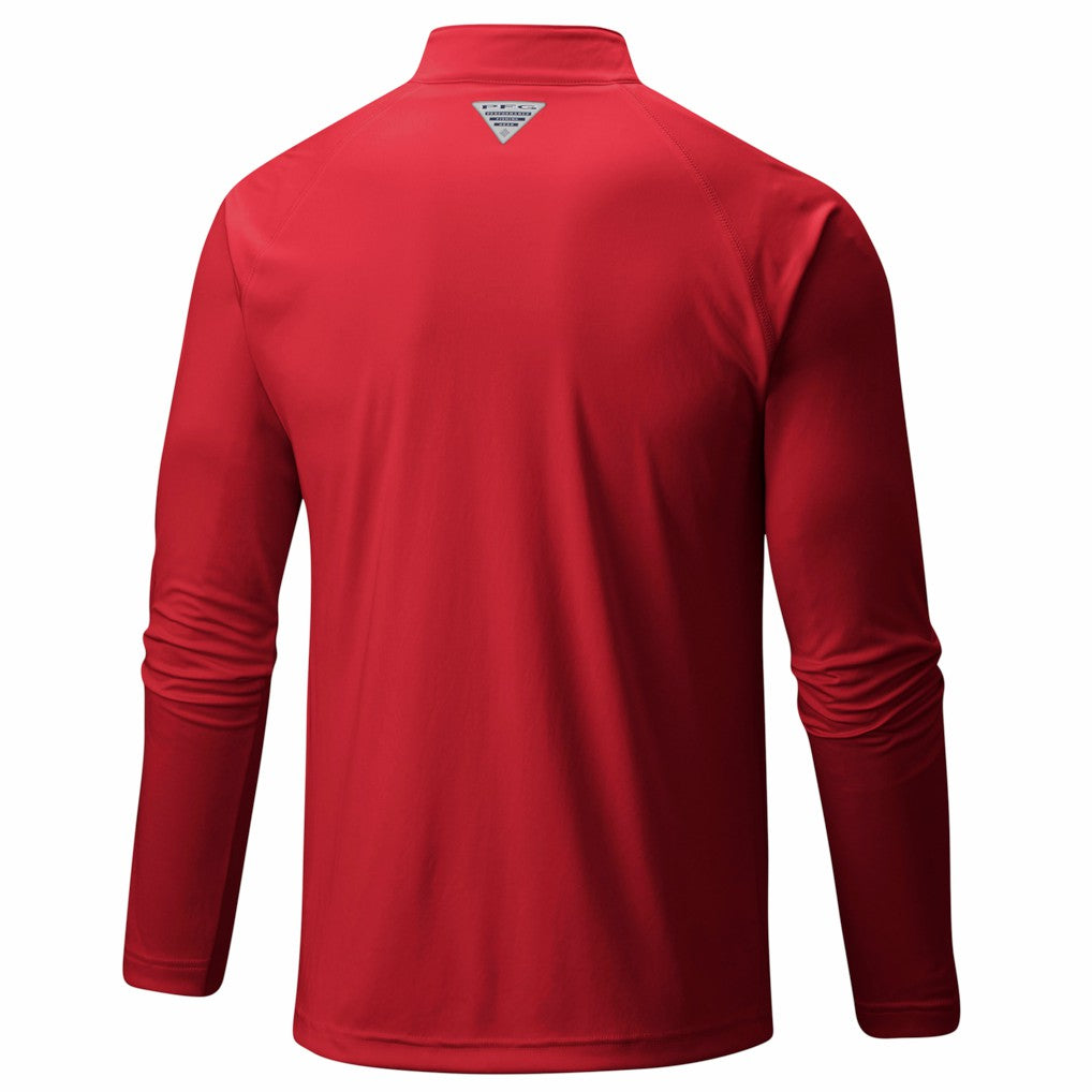 Columbia - New Orleans Pelicans PFG Terminal Tackle Quarter-Zip Top - Red