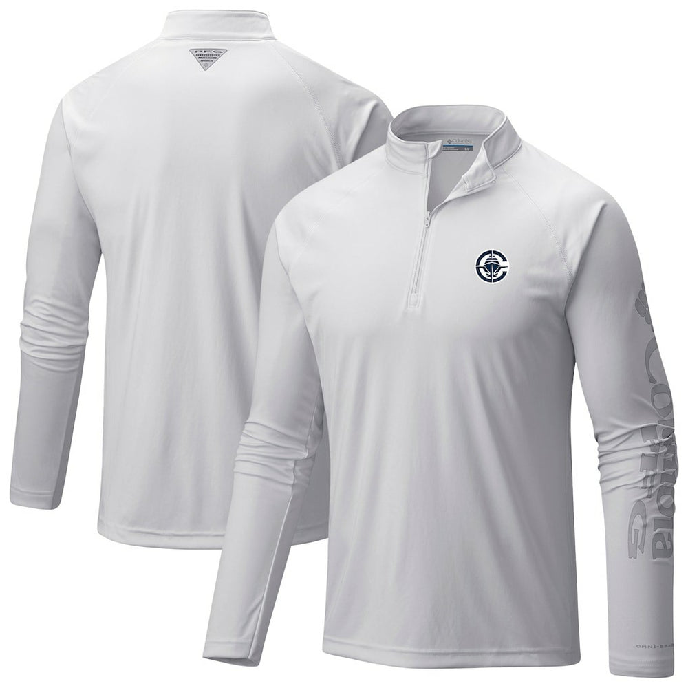 Columbia - LA Clippers PFG Terminal Tackle Quarter-Zip Top - White