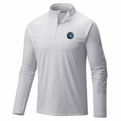 Columbia - Minnesota Timberwolves PFG Terminal Tackle Quarter-Zip Top - White