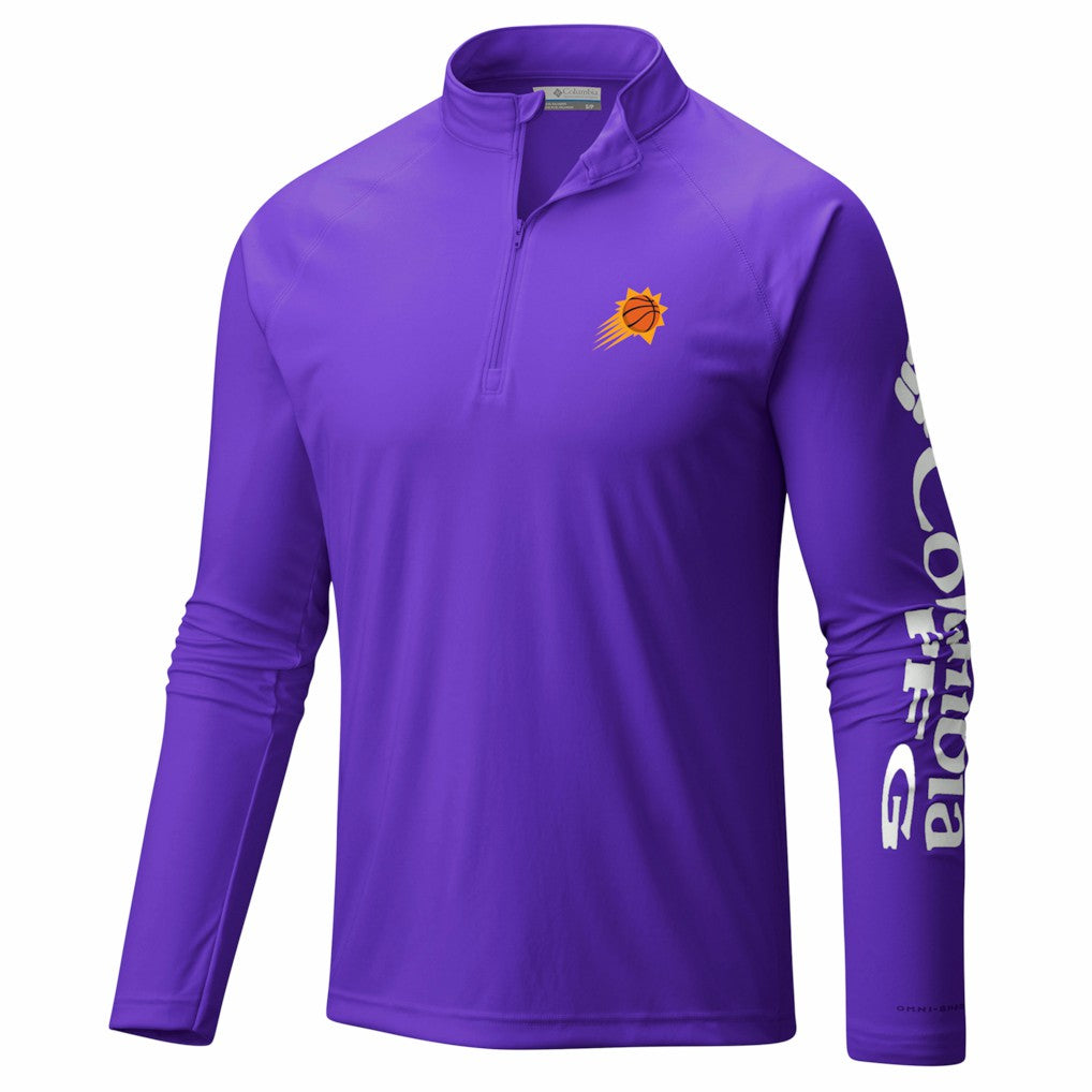 Columbia - Phoenix Suns PFG Terminal Tackle Quarter-Zip Top - Purple