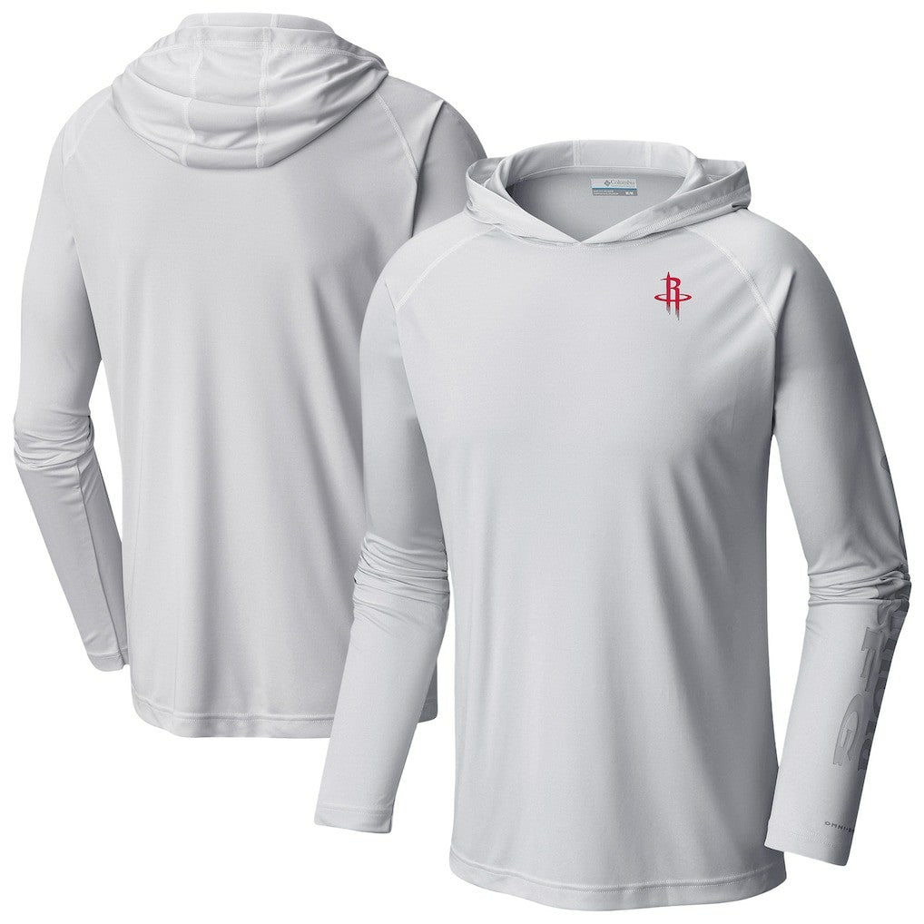 Columbia - Houston Rockets PFG Super Terminal Tackle Hoodie - White