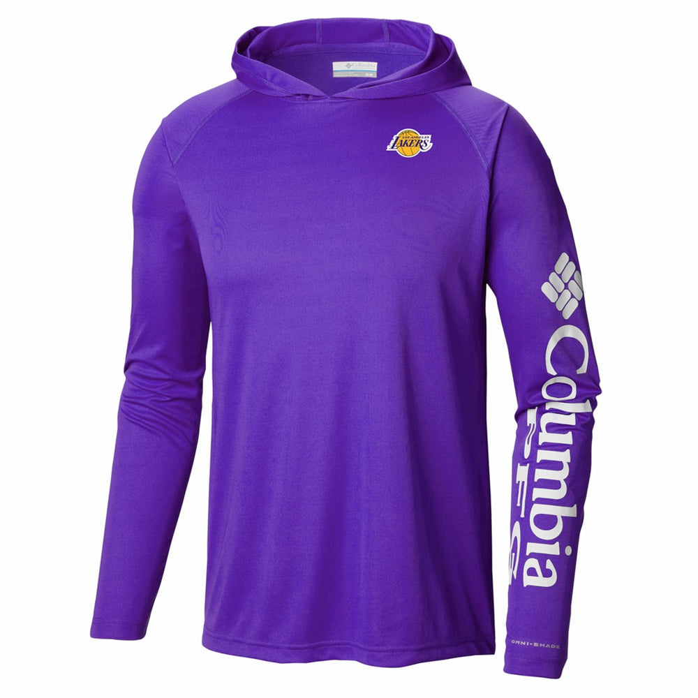 Columbia - Los Angeles Lakers PFG Super Terminal Tackle Hoodie - Purple