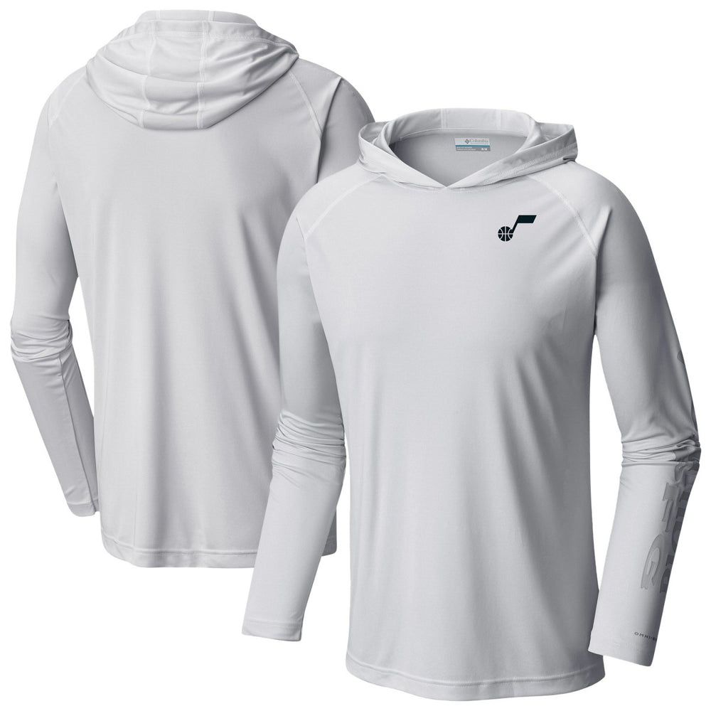 Columbia - Utah Jazz PFG Super Terminal Tackle Hoodie - White