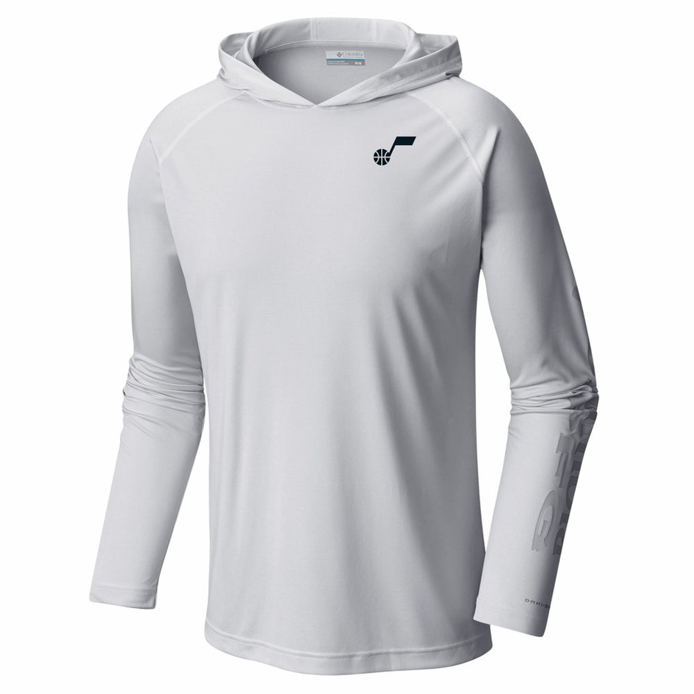 Columbia - Utah Jazz PFG Super Terminal Tackle Hoodie - White