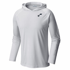 Columbia - Utah Jazz PFG Super Terminal Tackle Hoodie - White
