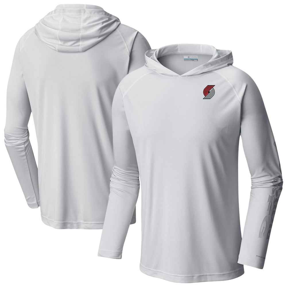 Columbia - Portland Trail Blazers PFG Super Terminal Tackle Hoodie - White