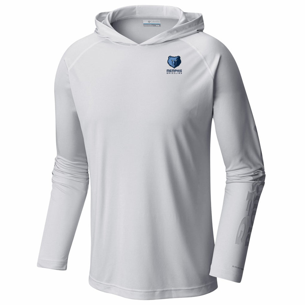 Columbia - Memphis Grizzlies PFG Super Terminal Tackle Hoodie - White